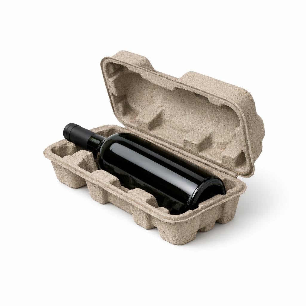 Moulded Pulp Bottle Shipper